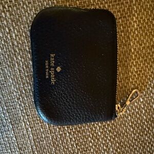 Kate Spade Black Leather Coin Purse/Apple AirPod Case